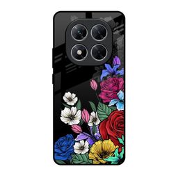 QRIOH Floral Printed Poco X7 5G Back Case Mobile Accessories-image-95