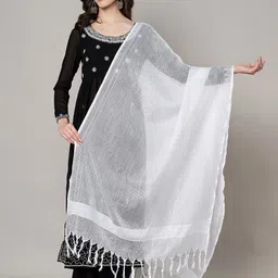 MUFFLY Striped Cotton Doriya Dupatta-picture-53