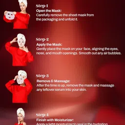 NEWEST Pomegranate Sheet Mask For Deep Cleansing - 30 ml image 2