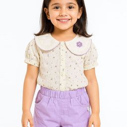 POP STREET KIDS Girls Printed Top with Shorts-image-98