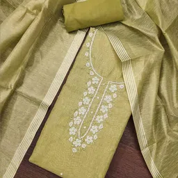 KIMISHA Embellished Unstitched Dress Material-picture-46