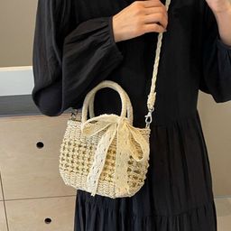 StyleCast x Revolte Lace Tote Bag with Applique-image-13