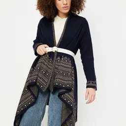 max Women Printed Longline Shrug-21