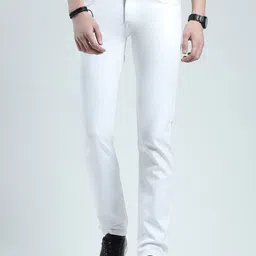 Monte Carlo Men Regular Fit Low-Rise Cotton Stretchable Jeans-image-43