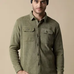 Fort Collins Men Corduroy Lightweight Tailored Jacket with Embroidered-image-17