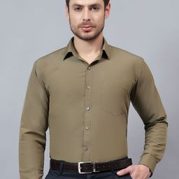 AAAI Enterprises Slim Fit Spread Collar Formal Shirt-image-20