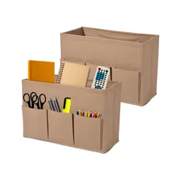 Aura Brown Set of 2 Regular Desk Organiser Organisers-37