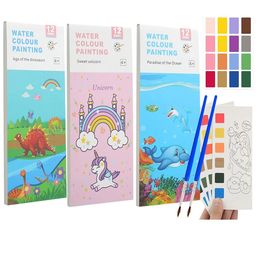 MUREN Pack of 3 Kids Non-Allergic Painting Activity Toys and Games-19