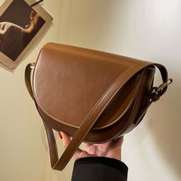 HAUTE SAUCE by Campus Sutra Leather Half Moon Sling Bag-picture-55