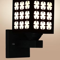 Gojeeva Brown Wood Square Wall Lamps-picture-43