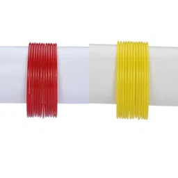 SOMIL Red Alloy Bangle-17