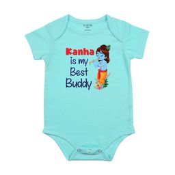 FFLIRTYGO Infants Janmashtami Printed Cotton Round Neck Bodysuit-image-42