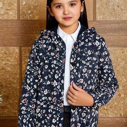 INCLUD Girls Floral Open Front Jacket-image-53
