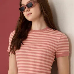 Outzidr Striped Crop Top-image-67