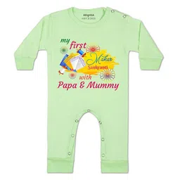 arvesa My First Makar sankranti Printed Baby Rompers-picture-30