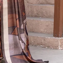 Mitera Silk Blend Block Print Saree image 2