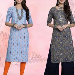 Ethnic basket Women Multicoloured Kurtas-image-99