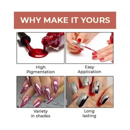 mattlook MATTLOOKNails Of Fame Set Of 4 Nail Enamel - 12 ml Each - Shade - 42 - 11 - 34 - 36 image 3