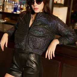 Campus Sutra Women Lightweight Jacket-picture-3