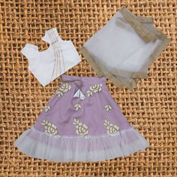 satyamfab Girls Embroidered Ready to Wear Lehenga & Blouse With Dupatta-image-92