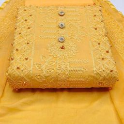 Suha Unstitched Dress Material-picture-4