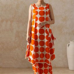 Moara Women Geometric Printed Layered Gotta Patti Kurta with Palazzos-image-30