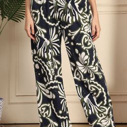 TAG 7 Printed Cotton Mid-Rise Lounge Pant-image-31