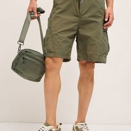 THE BEAR HOUSE Men's Solid Knee Length Shorts-image-70