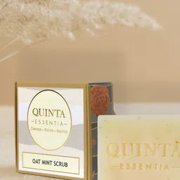 Quinta Essentia Organic Set Of 2 Oat Mint Scrub Organic Soap - 100 g Each-5
