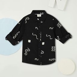 max Boys Opaque Printed Casual Shirt-image-54