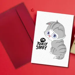 So Sorry Printed Card For Love Lover Family Parents Husband Wife Greeting Card-picture-20