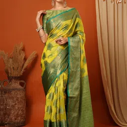 KALINI Woven Design Zari Pure Silk Banarasi Saree-26