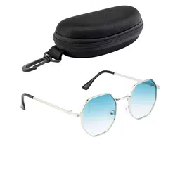 Provogue Unisex Hexagonal UV Protected Sunglasses image 5