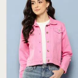 Aarika Women Crop Denim Jacket-picture-28