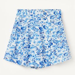 Fame Forever by Lifestyle Girls Printed Flared Above Knee Skirt-image-79