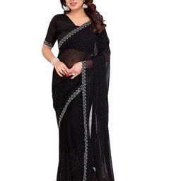 Moda Rapido Sequinned Embellished Satin Saree-picture-35