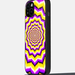 macmerise Geometric Printed iPhone 14 Plus Back Case Mobile Accessories-13