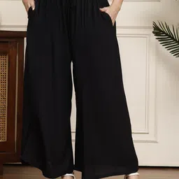 Valles365 by S.C. Women Flared Ethnic Palazzos-picture-56