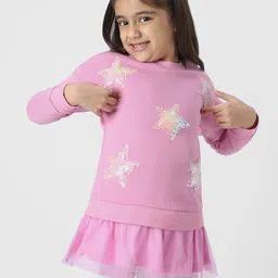 Nauti Nati Girls Embellished Sweatshirt-image-6