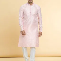 Arihant Rai Sinha Men Ethnic Motifs Regular Kurta with Churidar-image-78