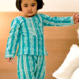 MYZUIE Unisex Kids Printed Night suit-image-73