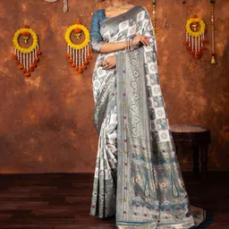 BAESD Woven Design Zari Patola Saree-image-18