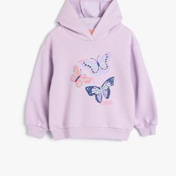 Koton Girls Graphic Printed Sweatshirt-picture-6