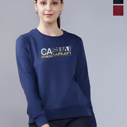 REYA Women Pack of 3 Printed Sweatshirt-picture-2