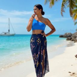 EROTISSCH Floral Printed Swimwear Cover up Sarong-image-99
