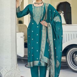 Anouk Unstitched Dress Material-image-26