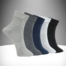 MJE Pack Of 5 Ankle-Length Socks-image-77