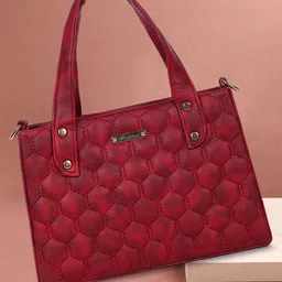 LADY QUINTON PU Shopper Handheld Bag with Quilted-picture-5