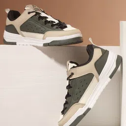 IMPAKTO Men Colourblocked Sneakers-image-10
