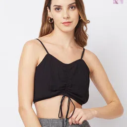 IX IMPRESSION Women Pack of 2 Fitted Crop Top-image-93